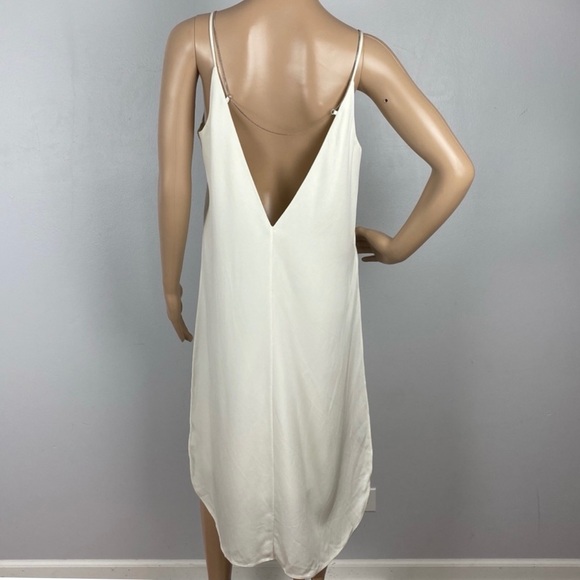 NEW T BY ALEXANDER WANG IVORY CHAIN DETAIL DRESS - Picture 6 of 9